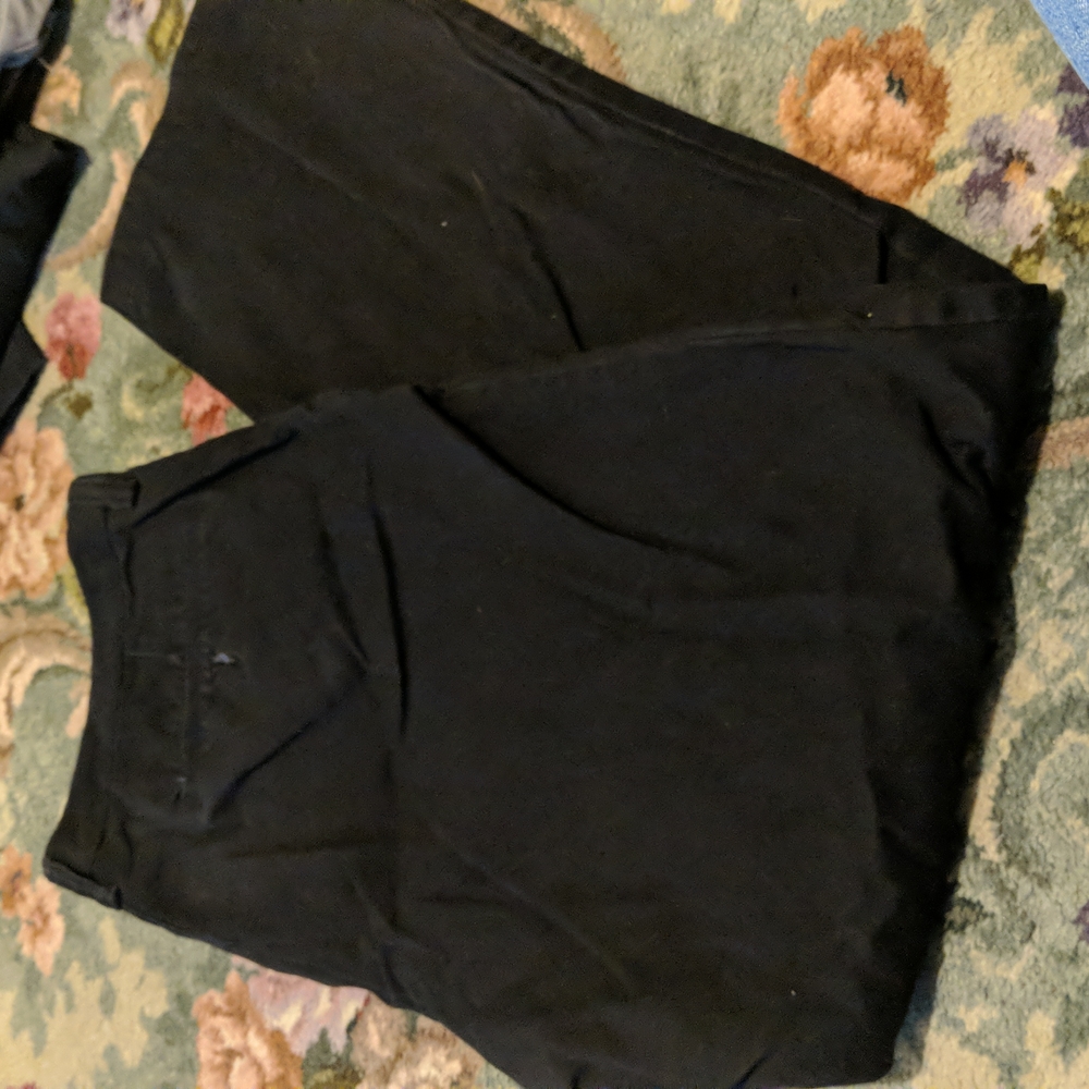 Old Navy classic loose black chinos